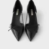 Open-Side Leather Pumps