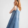 Organic Denim Mini-Dress