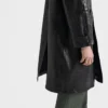 Oversized Leather Coat