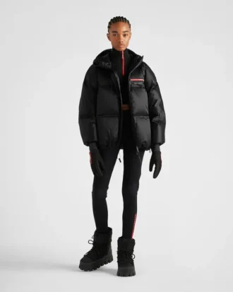 Oversized Technical Re-Nylon Down Jacket