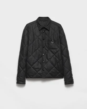 Padded Cashmere Shirt