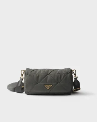 Padded Re-Nylon Shoulder Bag