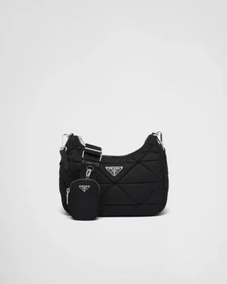 Padded Re-Nylon Shoulder Bag