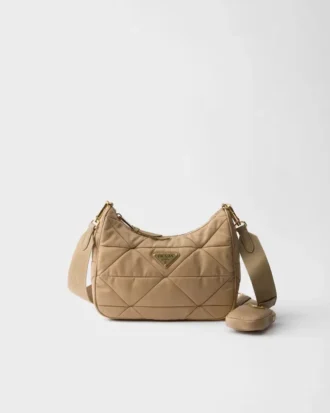 Padded Re-Nylon Shoulder Bag