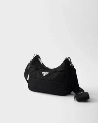 Padded Re-Nylon Shoulder Bag