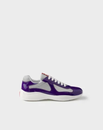Patent Leather and Technical Fabric Prada America’s Cup Sneakers