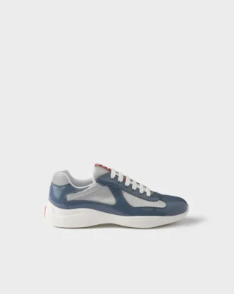 Patent Leather and Technical Fabric Prada America’s Cup Sneakers