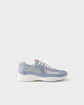 Patent Leather and Technical Fabric Prada America’s Cup Sneakers