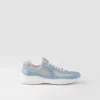 Patent Leather and Technical Fabric Prada America’s Cup Sneakers