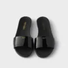 Patent Leather Slides