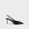 Patent Leather Slingback Pumps