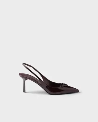 Patent Leather Slingback Pumps
