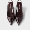 Patent Leather Slingback Pumps