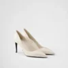 Patent Saffiano Leather Pumps