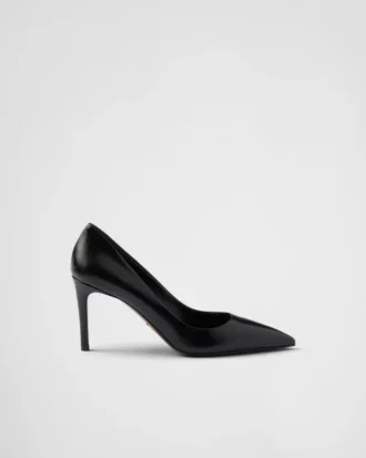 Patent Saffiano Leather Pumps