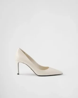 Patent Saffiano Leather Pumps