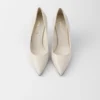 Patent Saffiano Leather Pumps