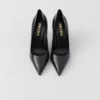 Patent Saffiano Leather Pumps