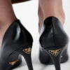 Patent Saffiano Leather Pumps