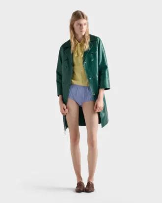 Polka-Dot Satin Shirt