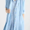 Ponga and Poplin Shirtdress