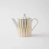 Porcelain Coffee Pot – Stripes