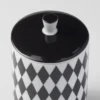 Porcelain Scented Candle – Checkerboard