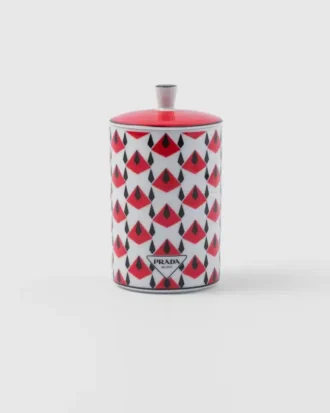 Porcelain Scented Candle – Vienna Red