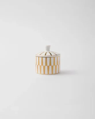 Porcelain Sugar Bowl – Stripes