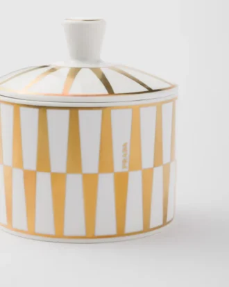 Porcelain Sugar Bowl – Stripes