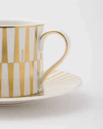 Porcelain Tea Cup – Stripes