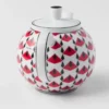 Porcelain Teapot – Vienna Red