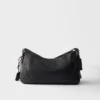 Prada Aimae Large Leather Shoulder Bag