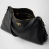 Prada Aimae Large Leather Shoulder Bag