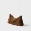 Prada Aimae Large Nubuck Leather Shoulder Bag