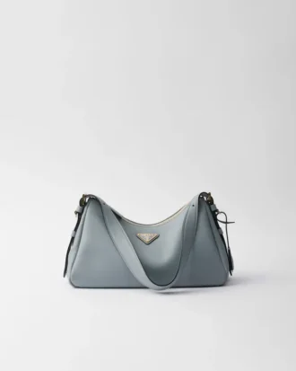 Prada Aimae Medium Leather Shoulder Bag
