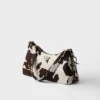 Prada Aimae Medium Printed Leather Shoulder Bag