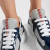 Prada America’s Cup Biker Fabric Sneakers