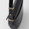 Prada Arqua Leather Shoulder Bag with Flap