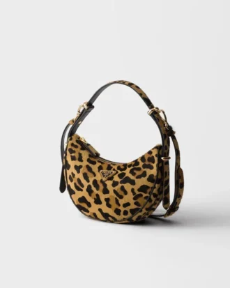 Prada Arqua Printed Leather Mini Shoulder Bag