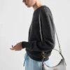 Prada Arqua Small Leather Shoulder Bag