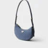Prada Arqua Small Nubuck Leather Bag