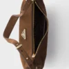 Prada Arqua Small Nubuck Leather Bag