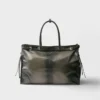 Prada Bonnie Antiqued Leather Tote Bag