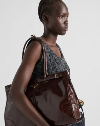 Prada Bonnie Extra-Large Leather Handbag