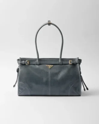 Prada Bonnie Large Leather Handbag