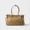 Prada Bonnie Large Nubuck Leather Handbag