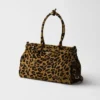 Prada Bonnie Large Printed Leather Handbag