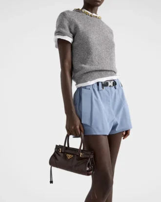 Prada Bonnie Leather Mini Handbag