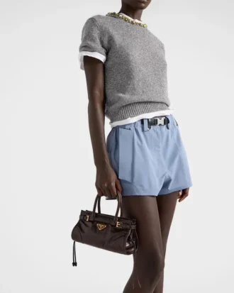 Prada Bonnie Leather Mini Handbag